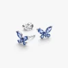 Pendientes de Botón PANDORA Mariposa Azul - 294230C01