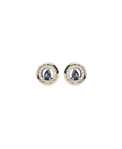 Pendientes DELCERRO Plata Lágrima Azul | 11019G