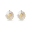 Pendientes de Perla Barroca con Motivo Gota en Oro Amarillo