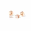 Pendientes Dinh Van Le Cube Diamant Oro Rosa M | 808115