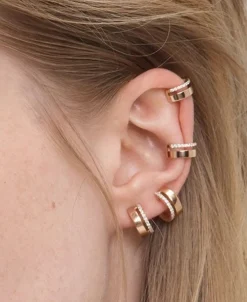 Pendientes Gold&Roses Ál Di Là Oro Rosa y Diamantes | GR-409.3