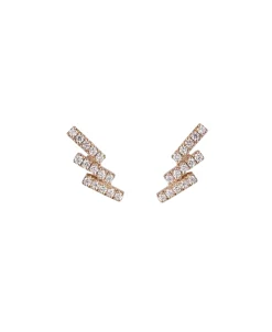 Pendientes Gold&Roses Skyline Oro Rosa y Diamantes | GR-213.3