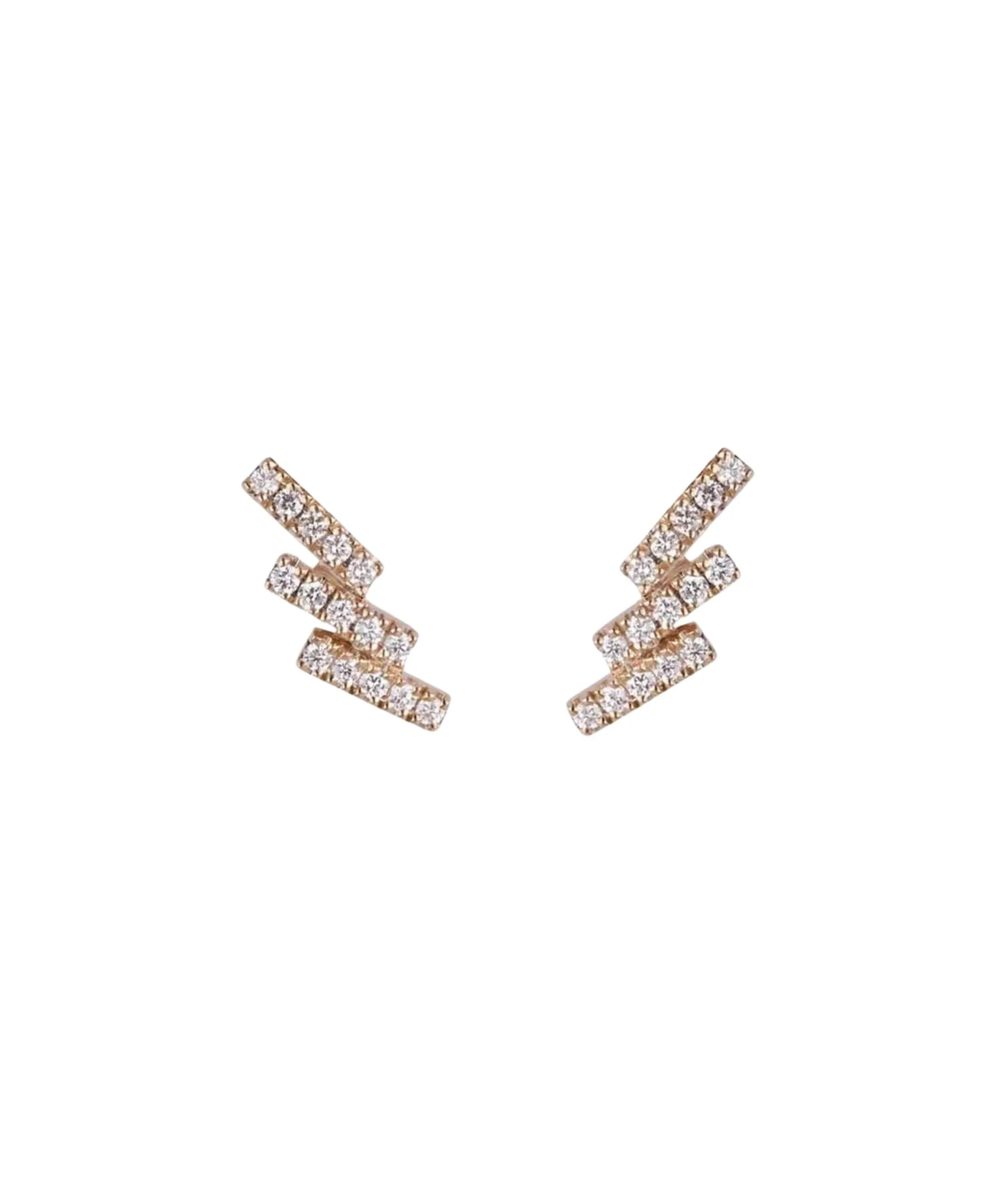 Pendientes Gold&Roses Skyline Oro Rosa y Diamantes | GR-213.3