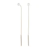 Pendientes Gold&Roses Sunrise Balance Oro Rosa perla cultivada | GR-052.3