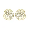 Pendientes High Line Grandes Marina García Plata Baño de Oro | 91142PD