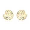 Pendientes High Line Marina García Plata Baño de Oro | 91143PD