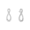 Pendientes Infinity Marina García Plata Rodiada con Circonitas | 90208PB