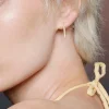 Pendientes LECARRÉ Hoja Oro y Diamantes | GB208OA.00