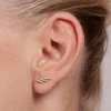 Pendientes LECARRÉ Trepador Barritas Oro y Diamantes | GB153OA.00