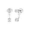 Pendientes Le Cube Diamant Dinh Van en Oro Blanco y Diamantes - 808412