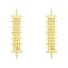 Pendientes Marina García Panther Plata Baño Oro Amarillo | 91239PD