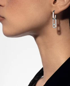 Pendientes Messika Move Link Oro Blanco | 12469-WG