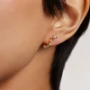 Pendientes PDPAOLA Tuscany Plata Baño Oro | AR01-557-U