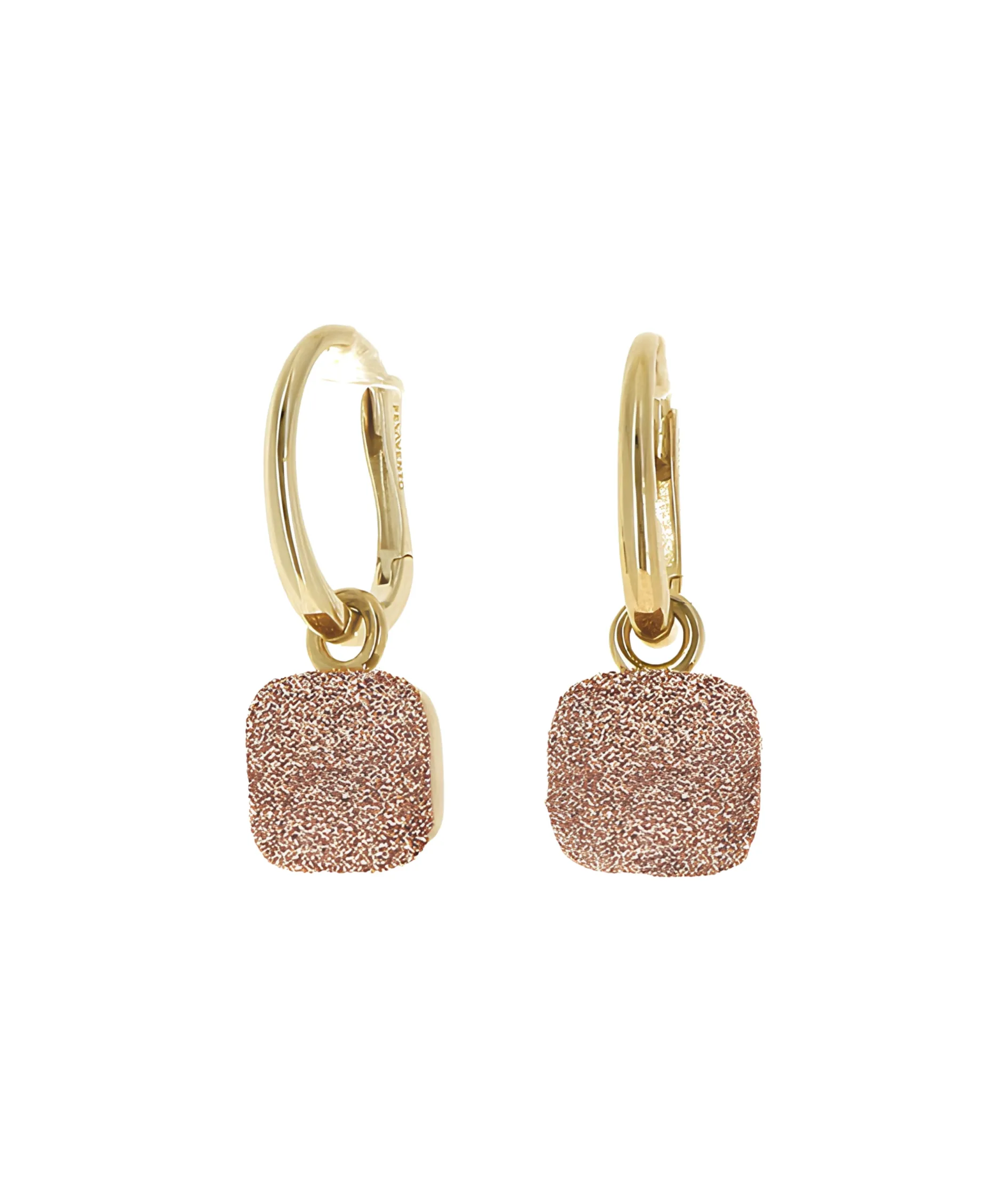 Pendientes PESAVENTO Polvere di Sogni Champán Plata Baño Oro Amarillo | WPSCO405
