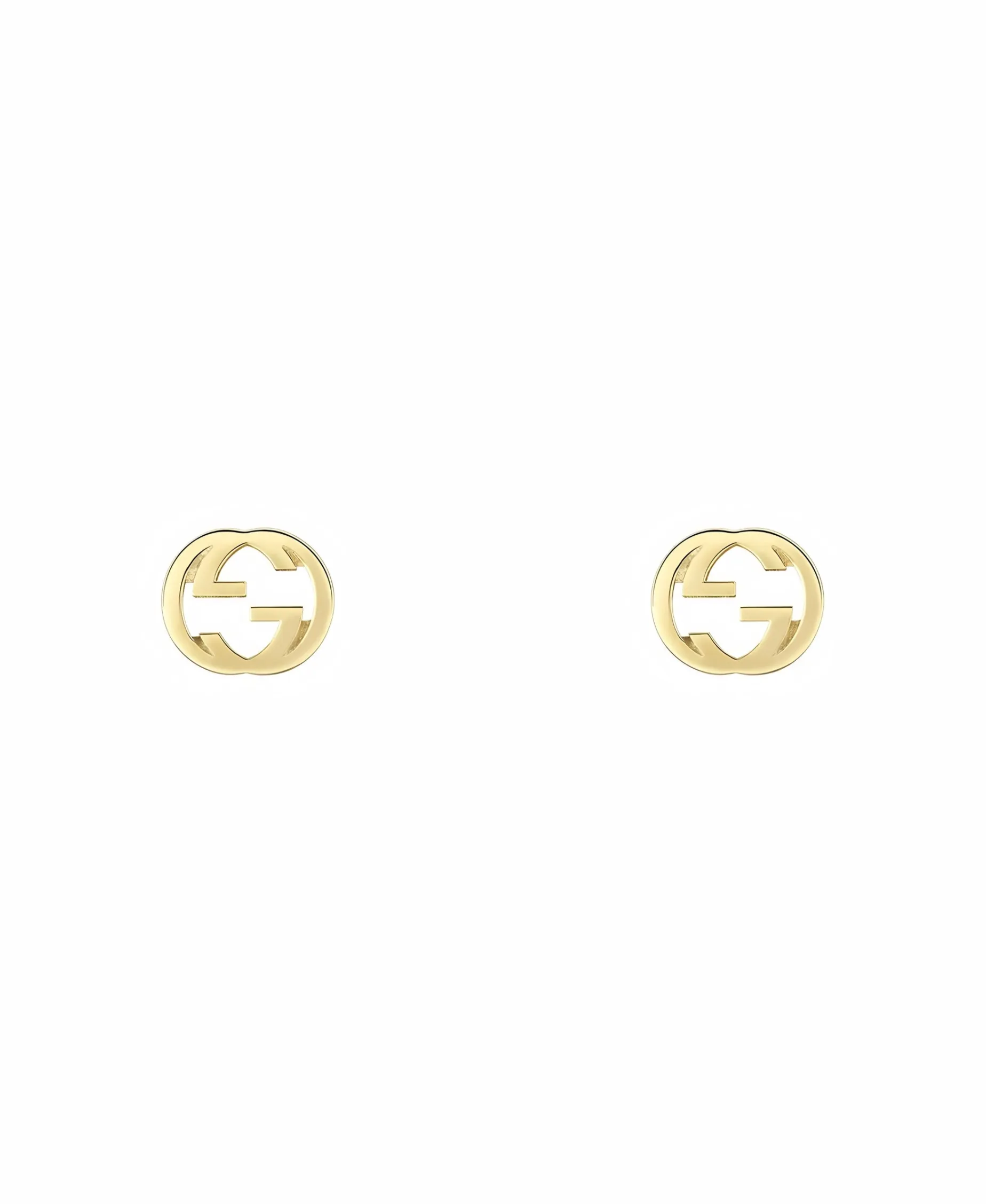 Pendientes Presión Gucci Interlocking Oro Amarillo | YBD748543002