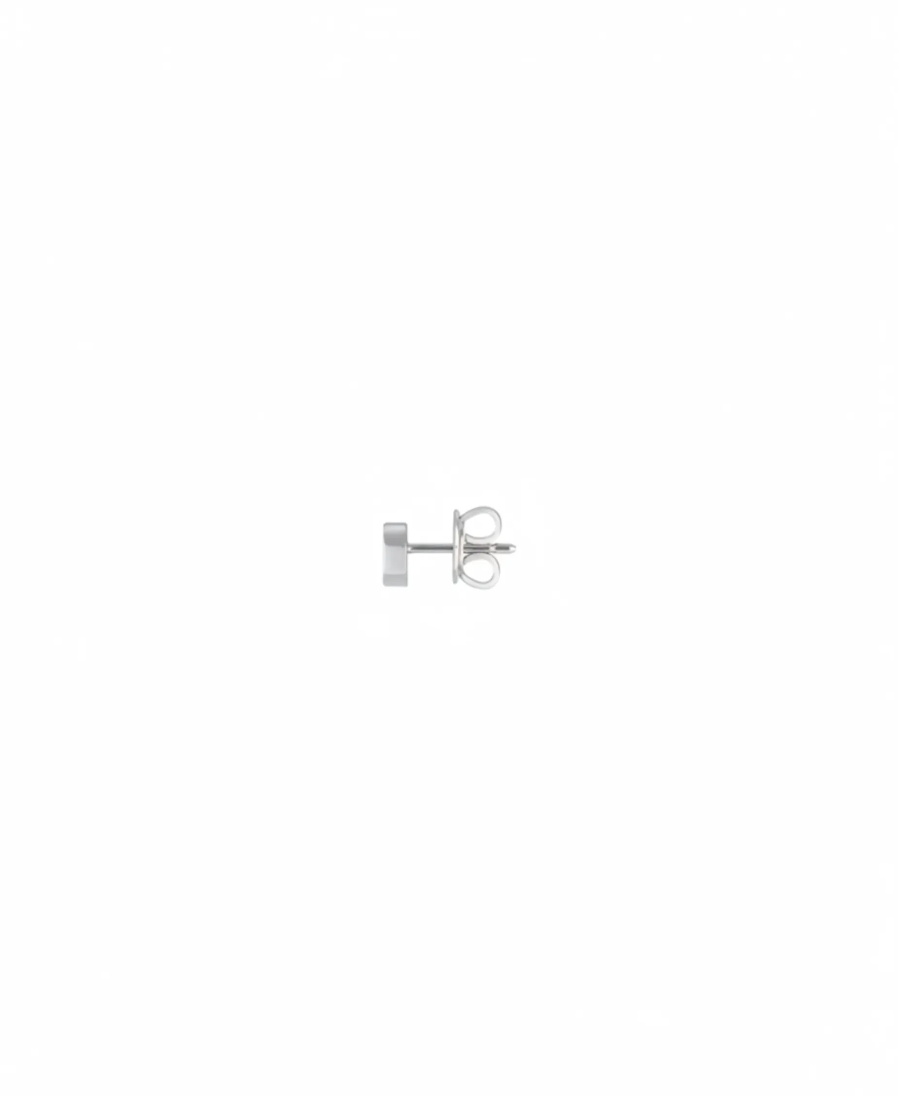 Pendientes Presión Gucci Interlocking Oro Blanco | YBD66211100200U