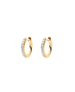 Pendientes Redline Si Joli Mini Creole Oro Amarillo | 341LJ
