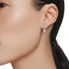 Pendientes Swarovski Attract Baño de Rodio Cristales Azules | 5723563