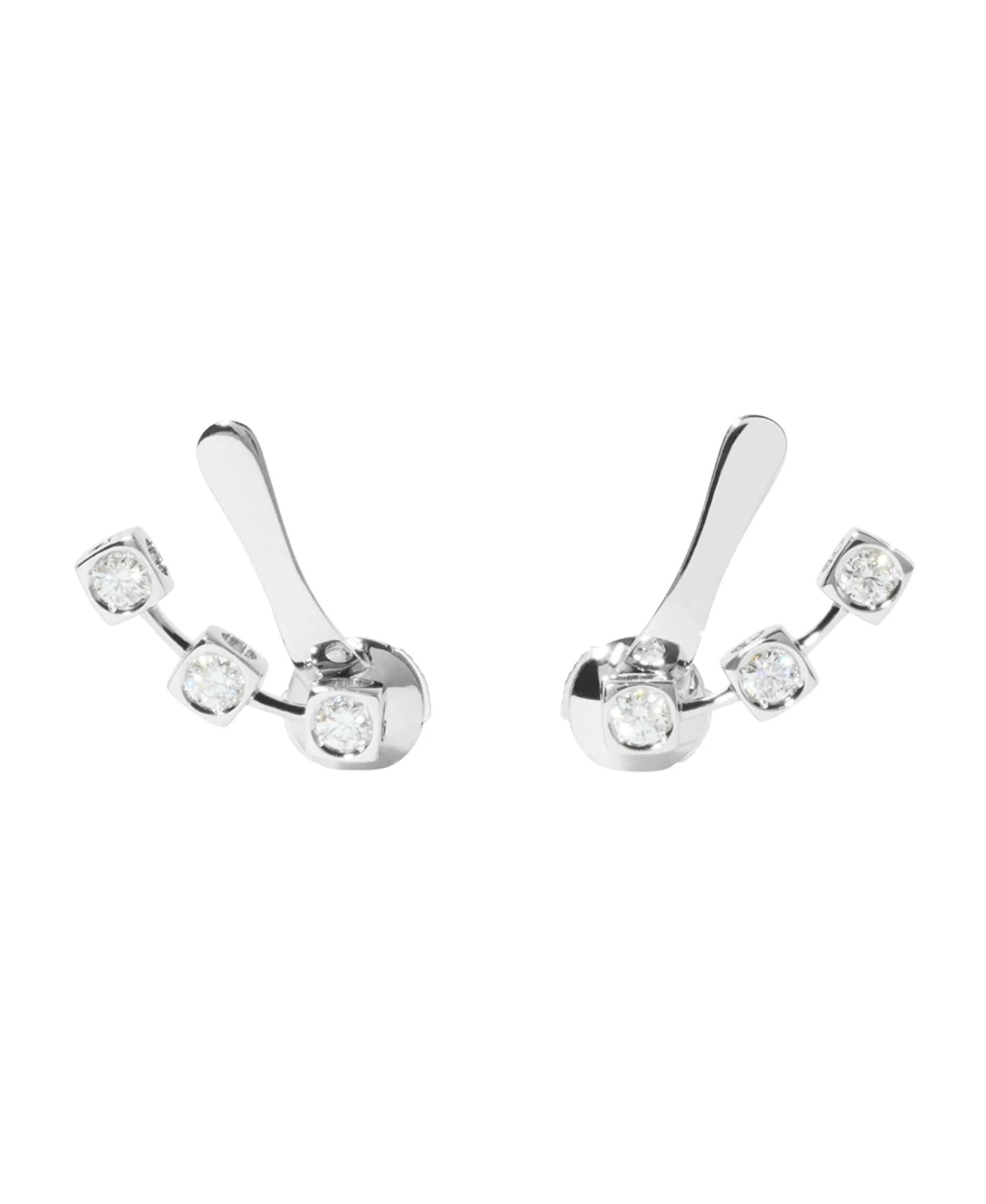 Pendientes Trepadores Le Cube Diamant Dinh Van - 808512
