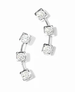 Pendientes Trepadores Le Cube Diamant Dinh Van - 808512