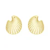 Pendientes Tweed Marina García Plata Baño de Oro | 91227PD