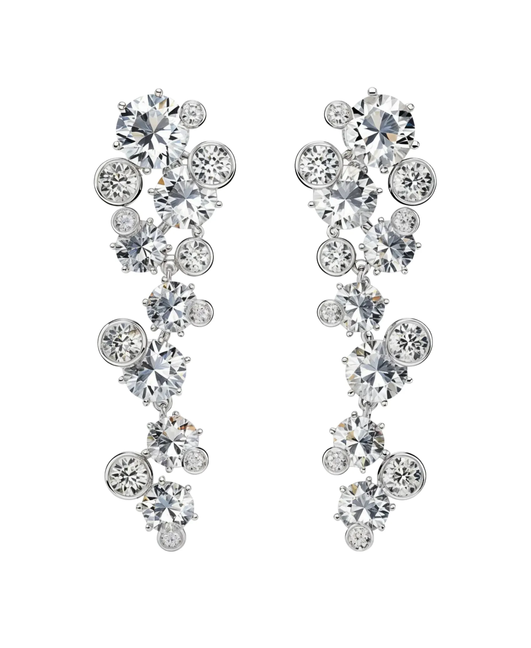 Pendiente Swarovskis Constella Tallas Mixtas Blanco - 5732252