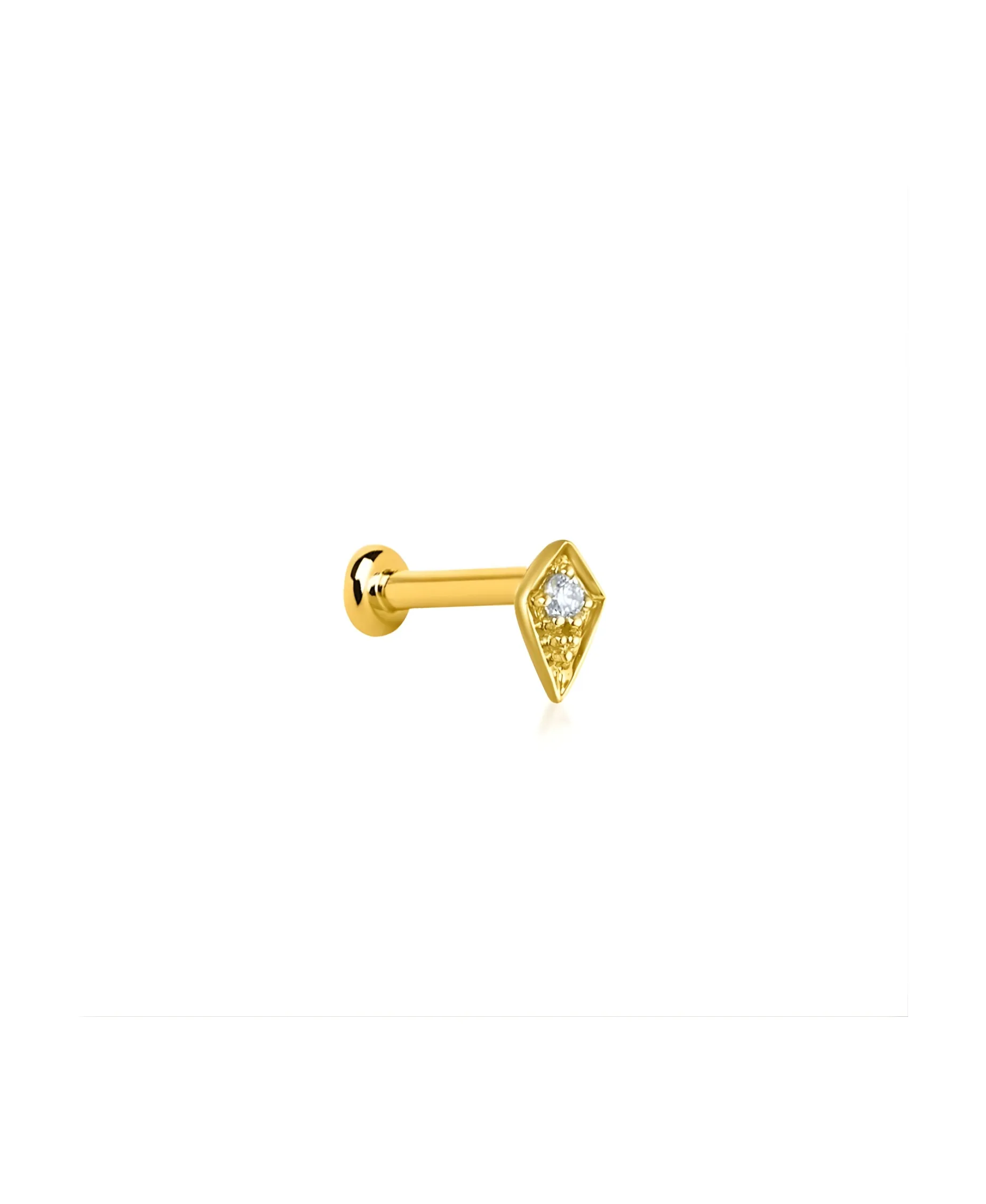 Piercing LECARRÉ Rombo Oro y Diamantes | GB195OA.00