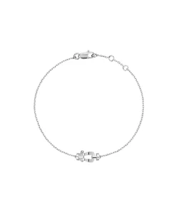 Pulsera Cadena FRED Force 10 XS Oro Blanco | 6B1142