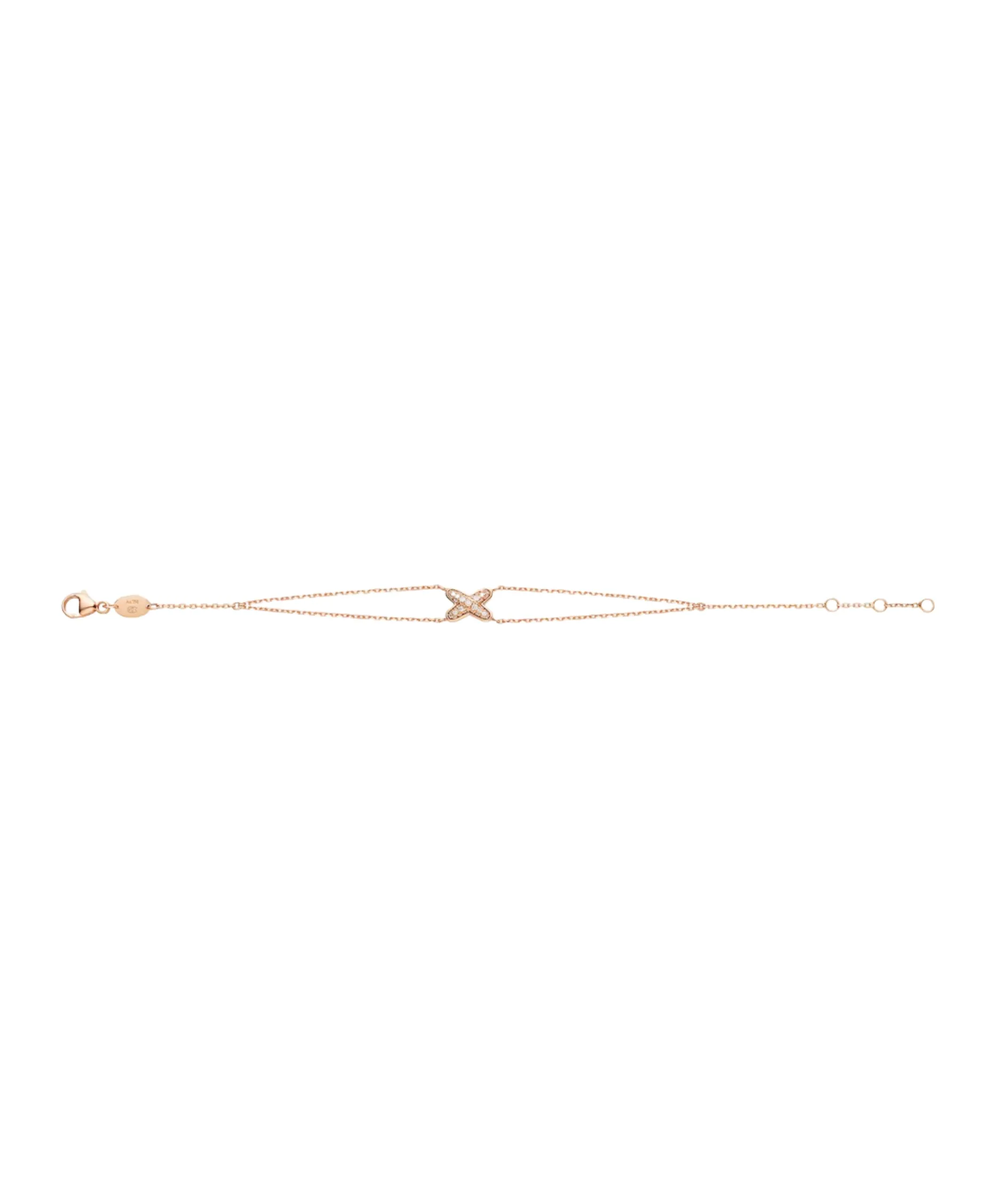 Pulsera Chaumet Jeux de Liens Oro Rosa y Diamantes | 083222