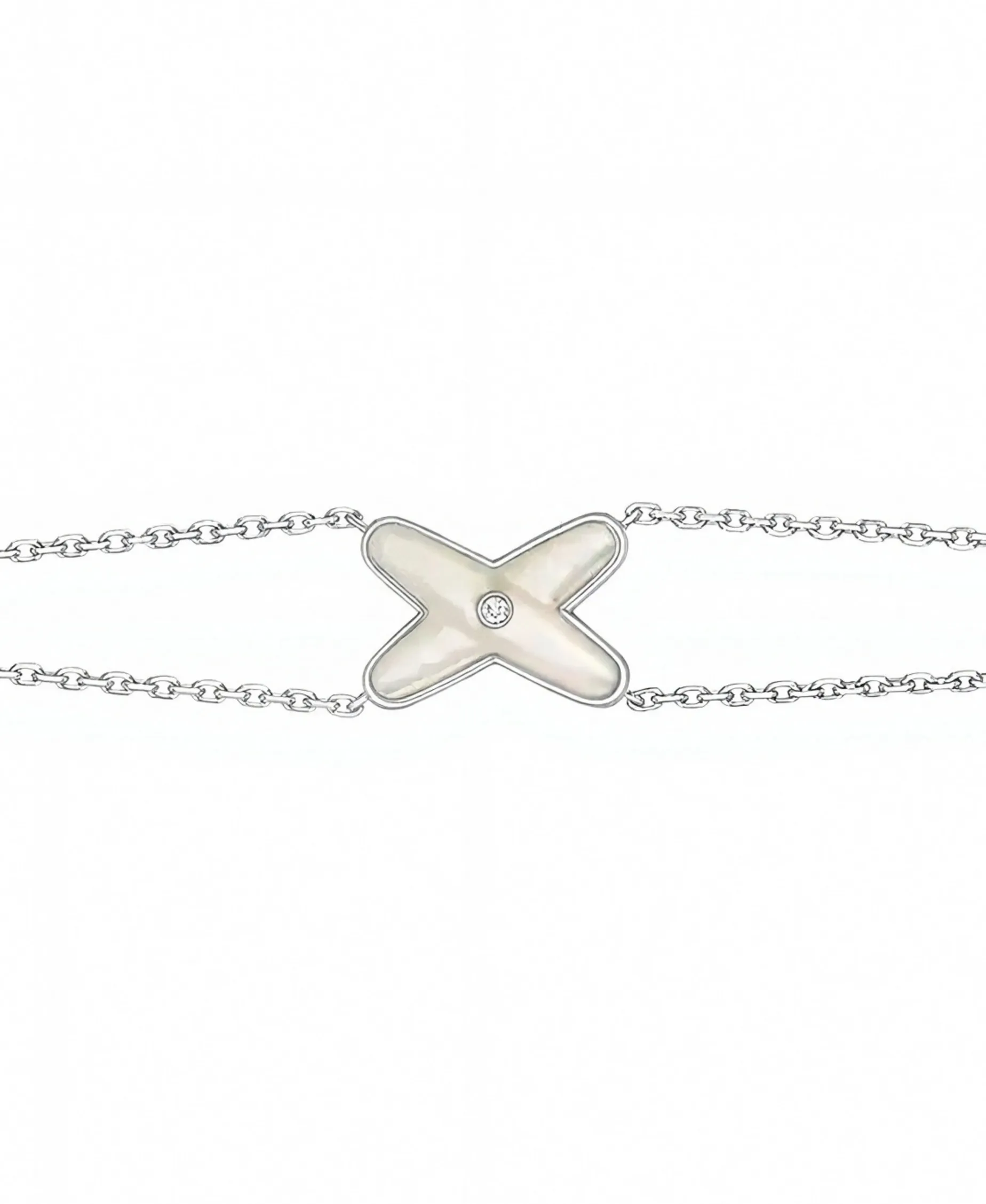 Pulsera Chaumet Jeux de Liens Oro Blanco 18K y Diamante | 083163