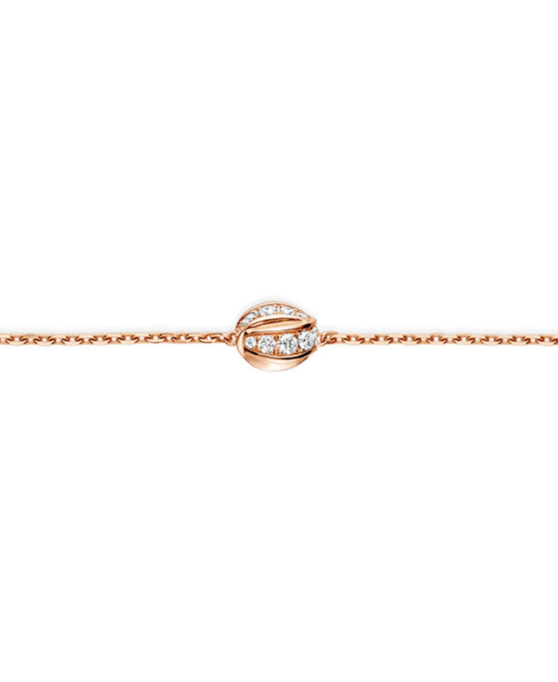Pulsera Chaumet Liens Séduction Oro Rosa 18K y Diamantes | 084043