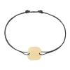 Pulsera Cordón Dinh Van Placa Cuadrada en Oro Amarillo - 336201