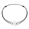 Pulsera Cordón Dinh Van Trébol Oro Blanco | 370062