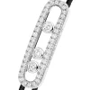 Pulsera Cordón Negro Con Pavé Messika Care(s) | 14141-WG