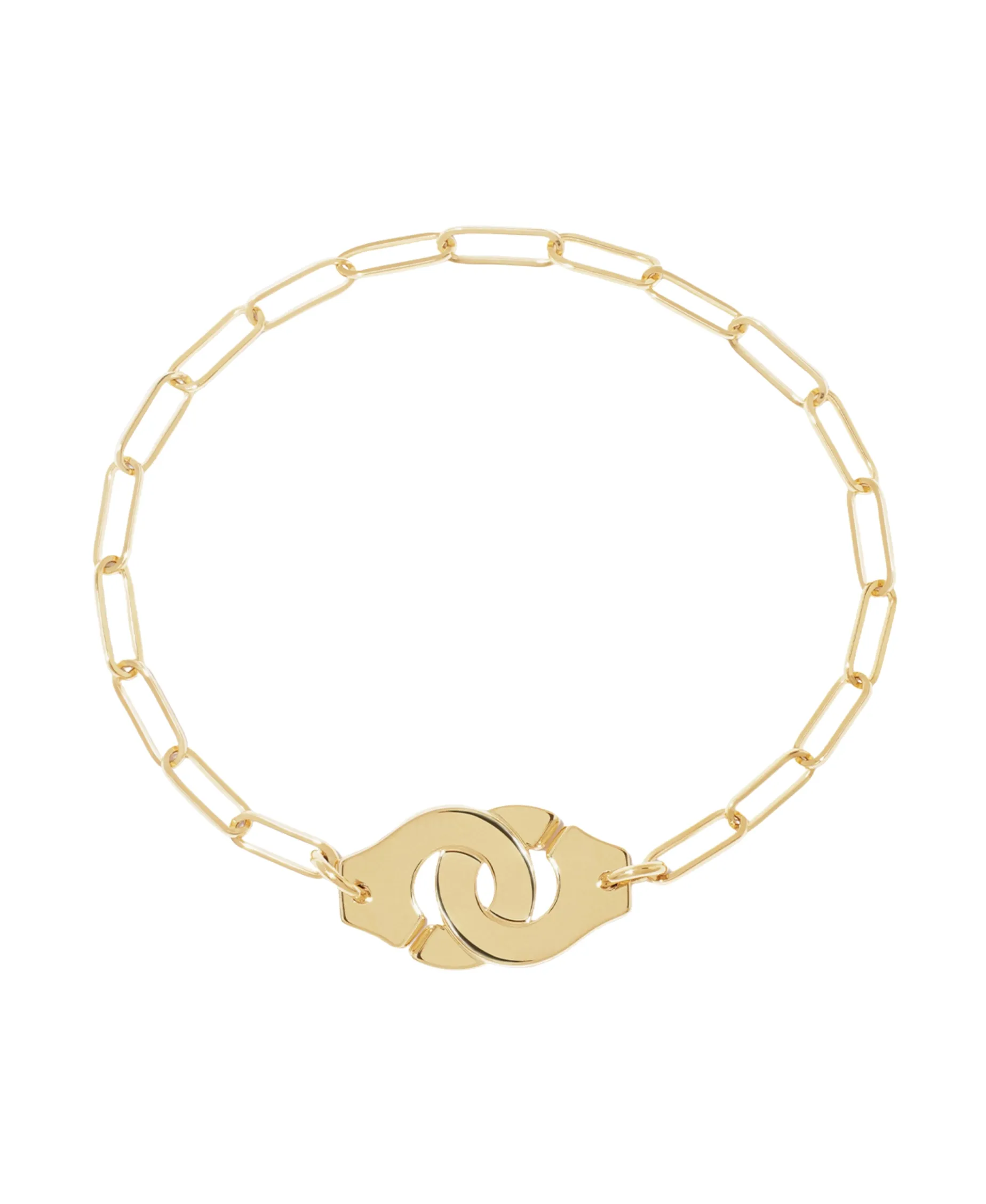 Pulsera de Cadena Menottes Dinh Van Modelo Mediano en Oro Amarillo - 352101