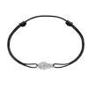 Pulsera de Cordón Dinh Van Menottes Oro Blanco y Diamantes 18K | 319103