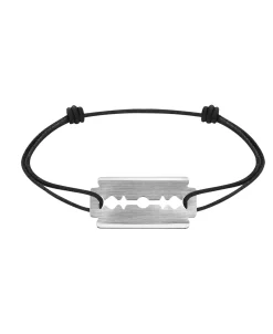 Pulsera de Cordón Lame de Rasoir Dinh Van Oro Blanco 18K | 350203