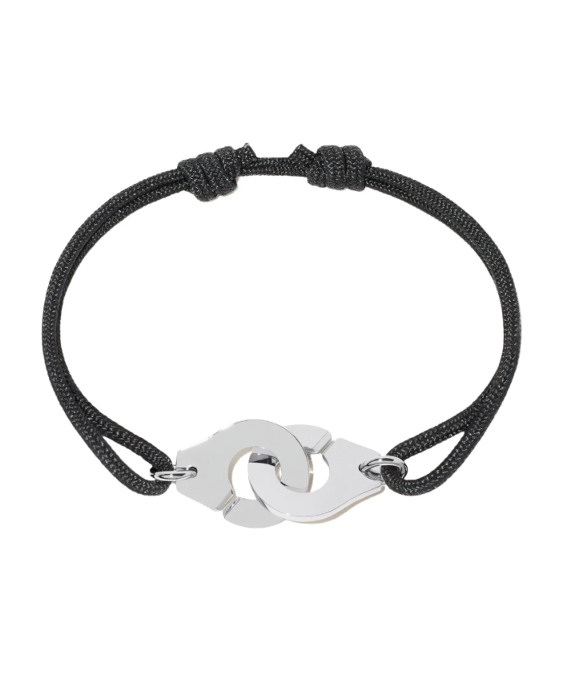 Pulsera de Cordón Menottes Dinh Van Platino Modelo Grande | 319409