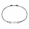 Pulsera de cordón Menottes dinh van modelo mini, oro blanco y diamantes | 319212