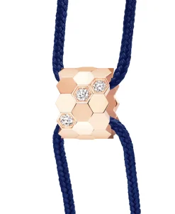 Pulsera de Córdón Bee de Chaumet Oro Rosa y Diamantes | 085785