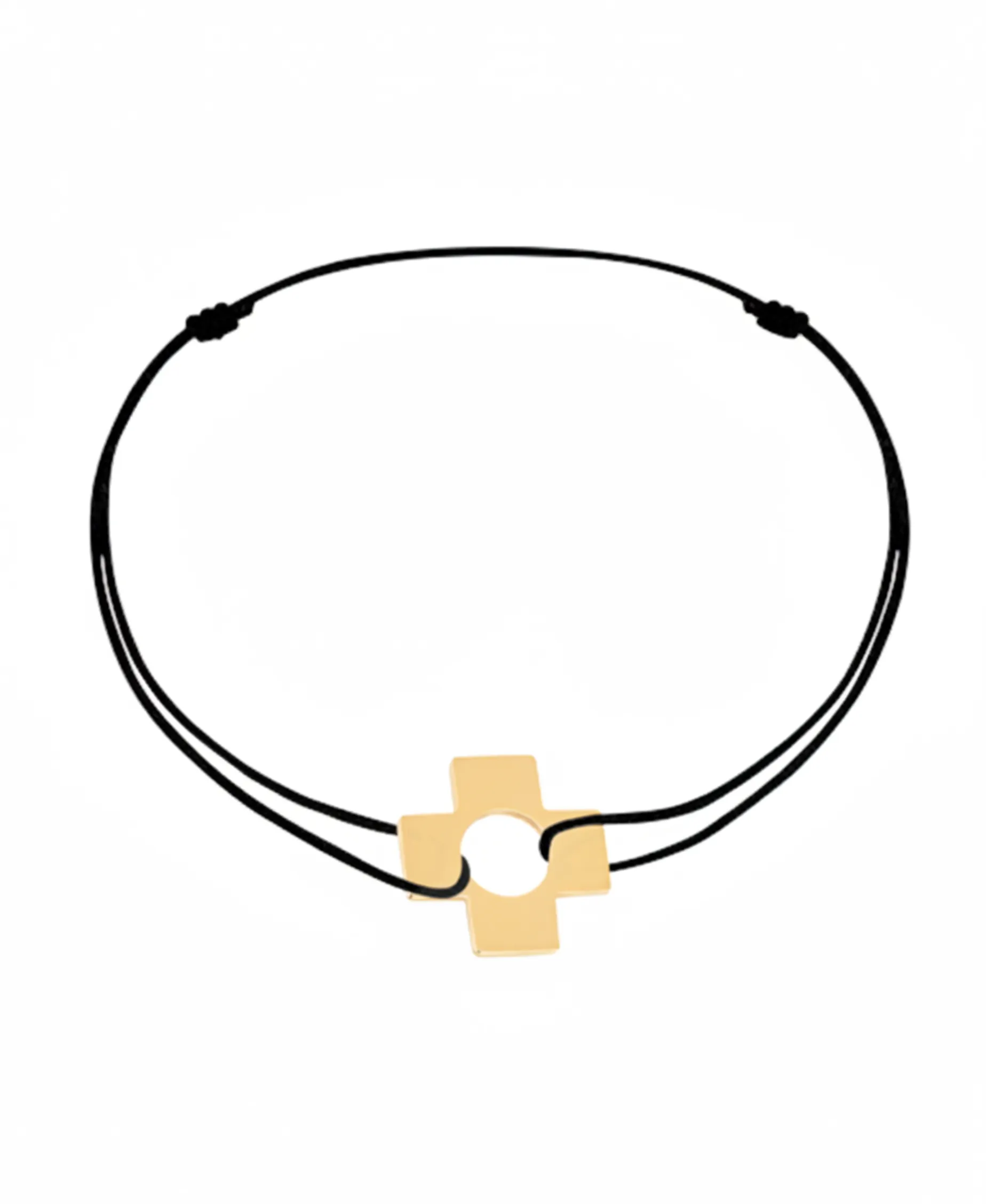 Pulsera Dinh Van Cordón Cruz Oro Amarillo | 320401