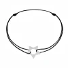 Pulsera Dinh Van Cordón Estrella Oro Blanco | 320302