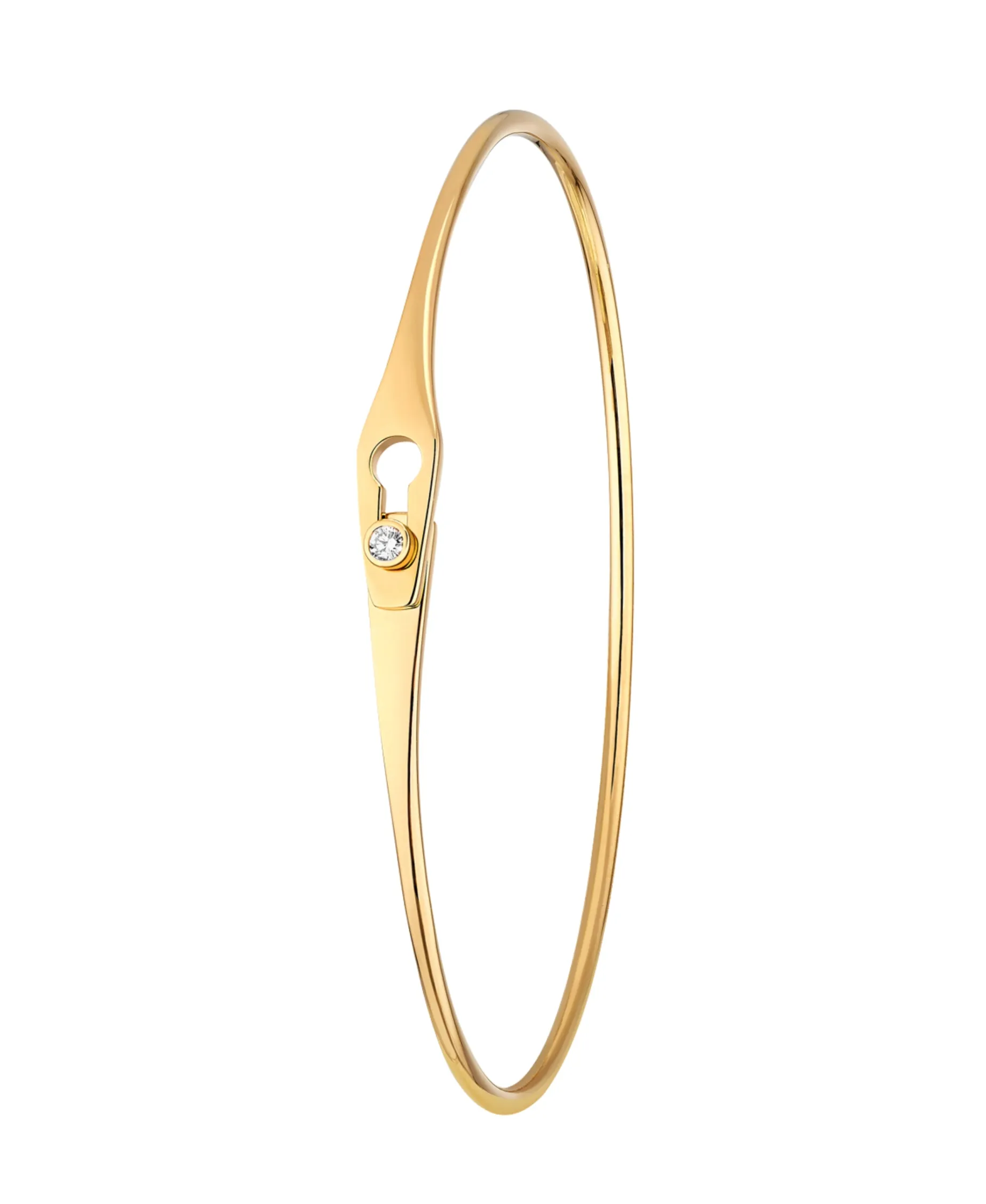 Pulsera Dinh Van Serrure Oro Amarillo y Diamante 18K | 334106