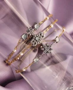 Pulsera Estrella Grande DELCERRO Plata y Calcedonia | 10701CA
