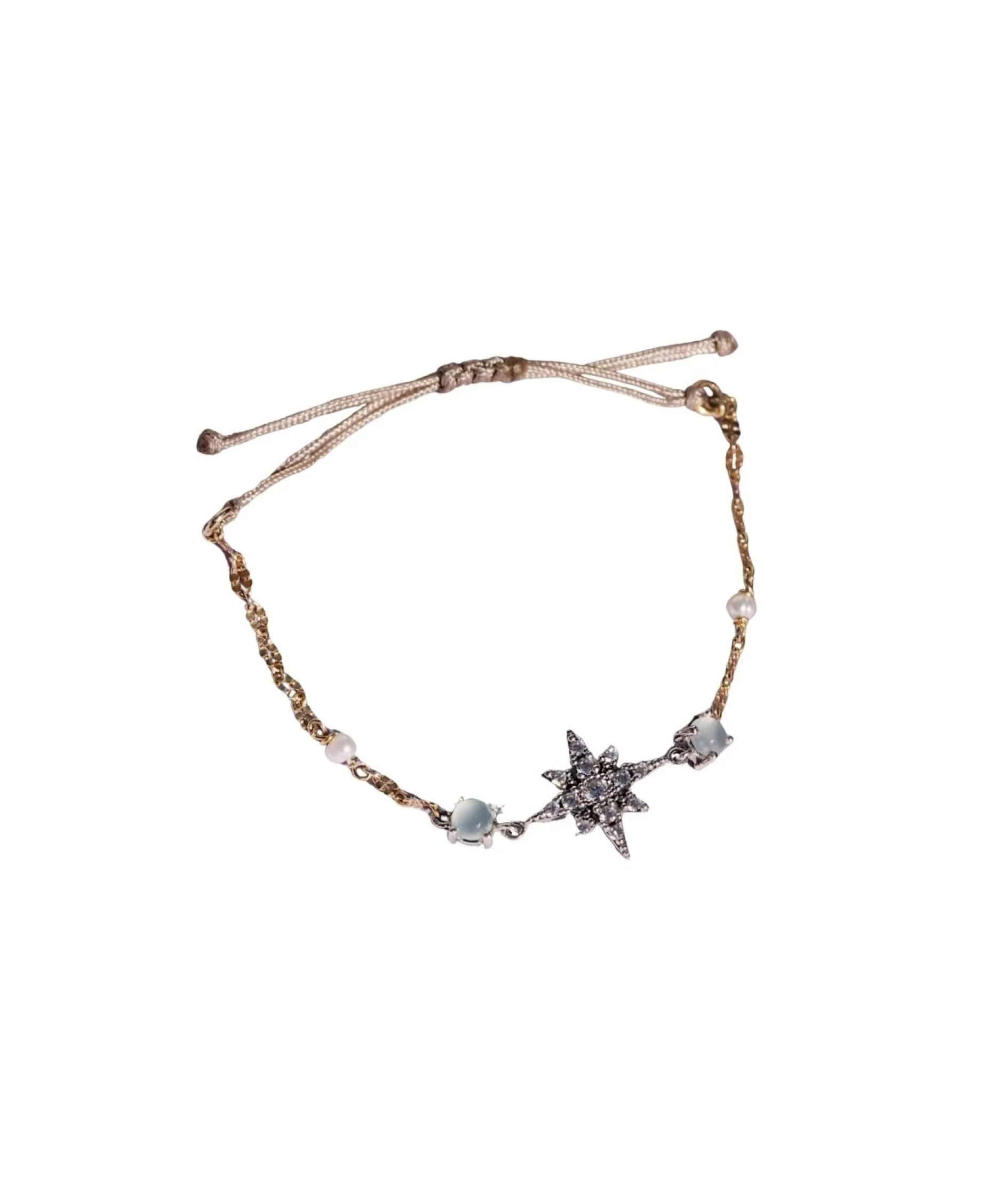 Pulsera Estrella Grande DELCERRO Plata y Calcedonia | 10701CA