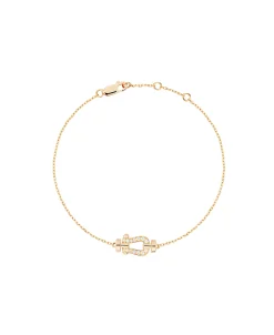 Pulsera FRED Force 10 Oro Amarillo Diamantes | 6B1125