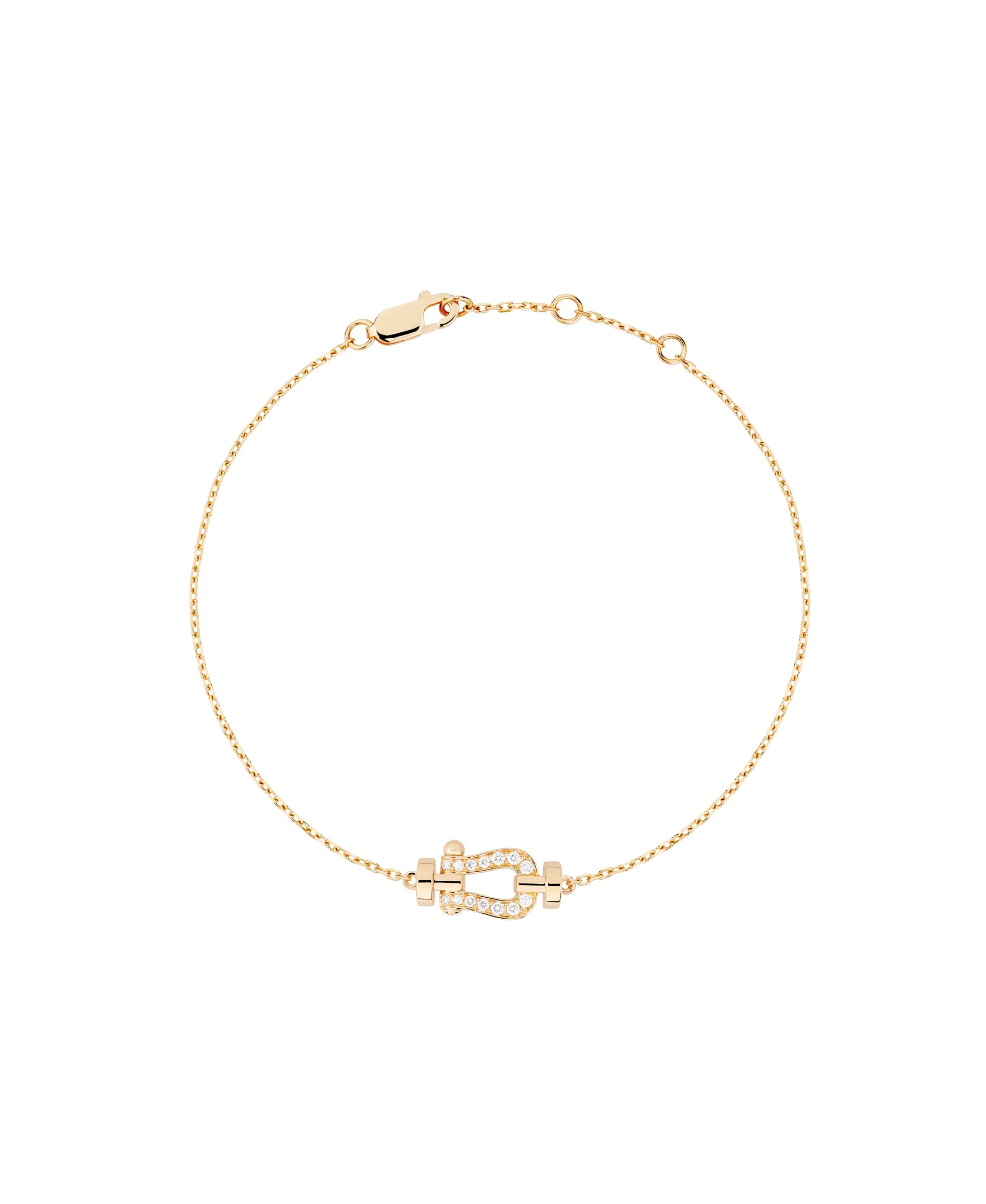 Pulsera FRED Force 10 Oro Amarillo Diamantes | 6B1125