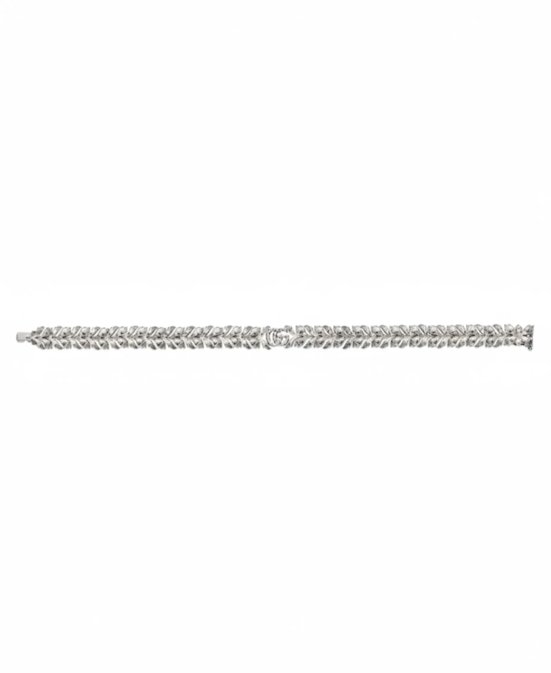 Pulsera Gucci Flora Diamantes y Oro Blanco | YBA702383002017
