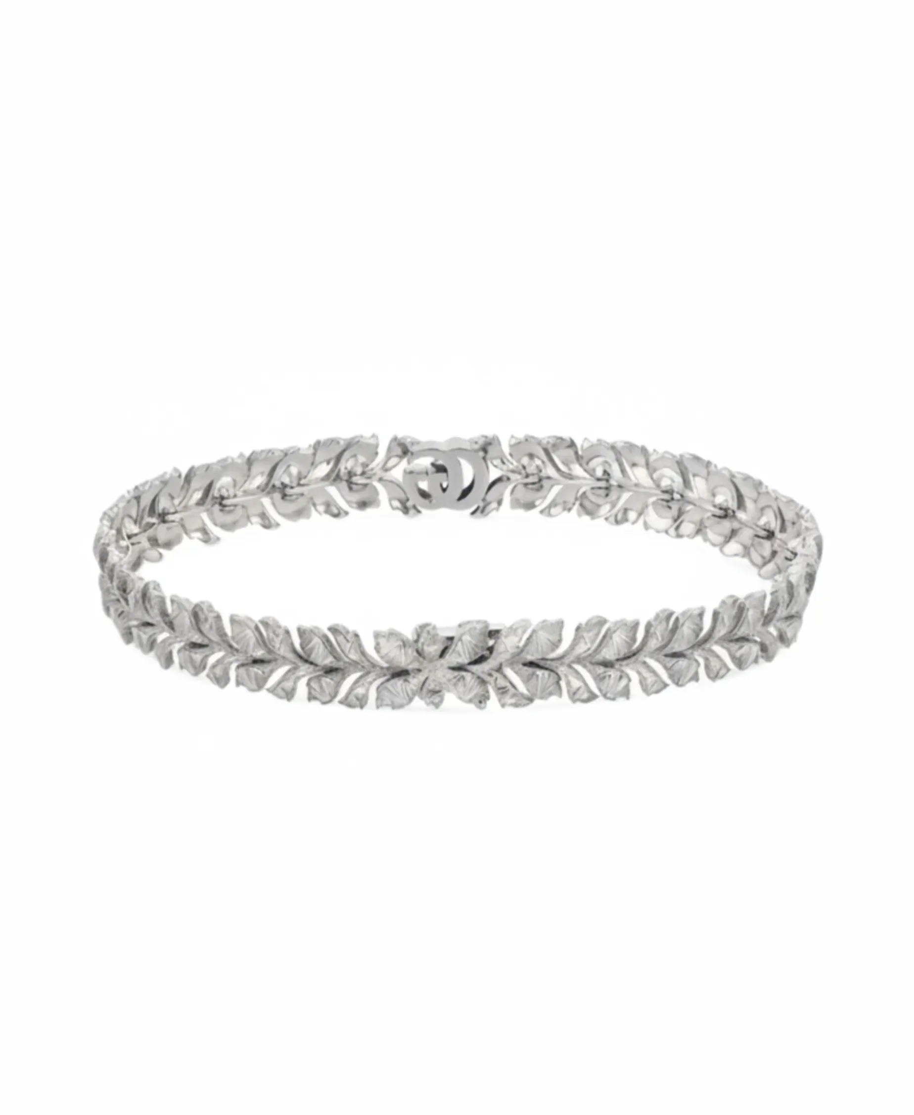 Pulsera Gucci Flora Diamantes y Oro Blanco | YBA702383002017