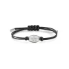 Pulsera Gucci Trademark Piel y Plata | YBA79719400100U